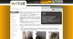 Desktop Screenshot of evobelt.fr