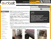 Tablet Screenshot of evobelt.fr